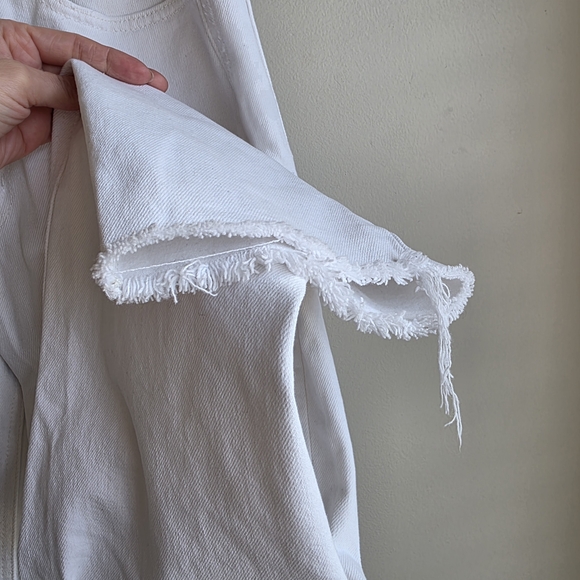 JBD Women's High-Rise Straight White Jeans - Picture 7 of 10